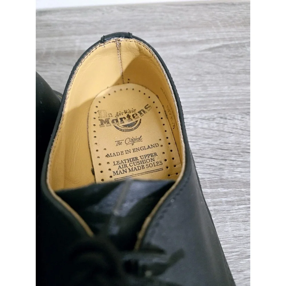 Black Doc Martens Unisex Adult‎ Vegan Oxford Shoes Boots Size 7